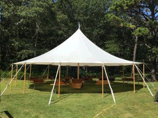 43'x43' Stillwater Sailcloth Pole Tent