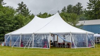 43'x63' Stillwater Sailcloth Pole Tent