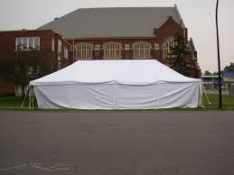 Solid White Sidewall General Event 8ft Height 40ft Length
