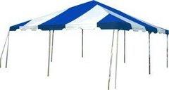 15x15 Pole Tent Blue & White 15x15 Pole Tent Blue & White