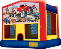 Off Road Themed Bouncy Castle  RESIDENTIAL