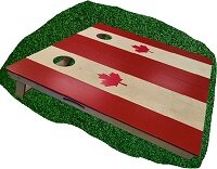 Corn Hole Game Picnic Party Game CANADA THEMED 