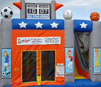 All Sports Bouncy Combo 5 in 1  NON RESIDENTIAL - Inflatables must be supervised by a responsible adult at all times during use
