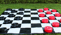 Giant Checkers Picnic Games. Starting at