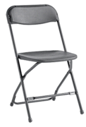 Folding Plastic Chairs, Available in 5's & 10's 