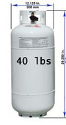 OPTIONAL Propane Tank for BBQ or Griddle 40 lbs $ 64.00. Or you may use your own