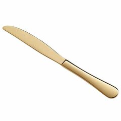 Gold Dinner Knife 9 3/16