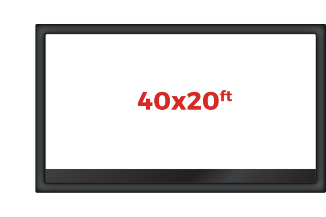 Xtreme - 40'x20' Movie Screen Xtreme - 40'x20' Movie Screen