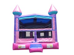 Pink, Blue and Purple Dazzler Bounce House