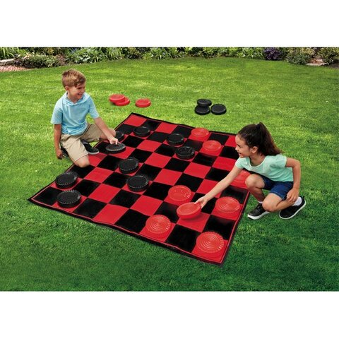 Jumbo Yard Checkers Set Jumbo Yard Checkers Set
