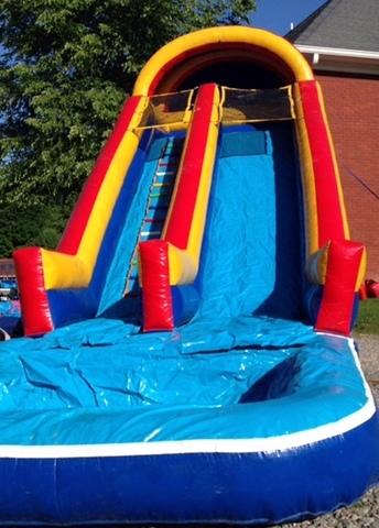 20 Ft Water Slide with Pool