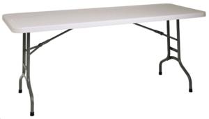6 Ft Rectangular Plastic Folding Table 6 Ft Rectangular Plastic Folding Table
