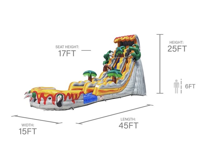 25’ T-Rex Waterslide 25’ T-Rex Waterslide