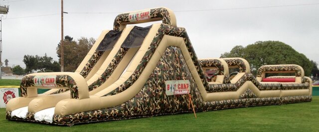 85 Ft - Boot Camp MEGA Challenge Obstacle Course.  - 