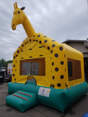13 x13 Giraffe Bounce House - 