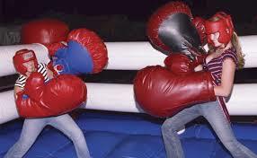 15 X 15 X 8 - Bounce Boxing Ring with Gloves - 