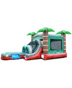13 X 26 Tropical Water Slide Combo w Pool (front load) Great for Toddlers