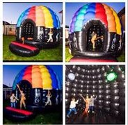 19 X 23 Disco Dome Bounce House with Music and Lights