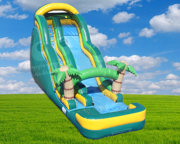 20' Tropical Wave Water Slide (Requires 2 - 1.5 HP Blowers) 20' Tropical Wave Water Slide (Requires 2 - 1.5 HP Blowers)