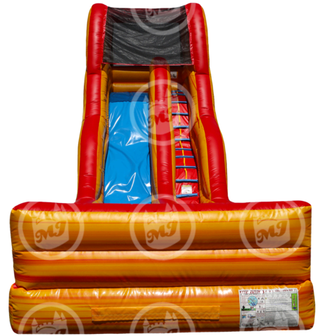 19' Flammin Slippity Slide - Dry 19' Flammin Slippity Slide - Dry