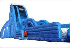<b><font color=red><b>35 Foot Full Throttle Water Slide</font><br><font color=blue>Size 60 L x 29 W x 35 H</font></b></small>