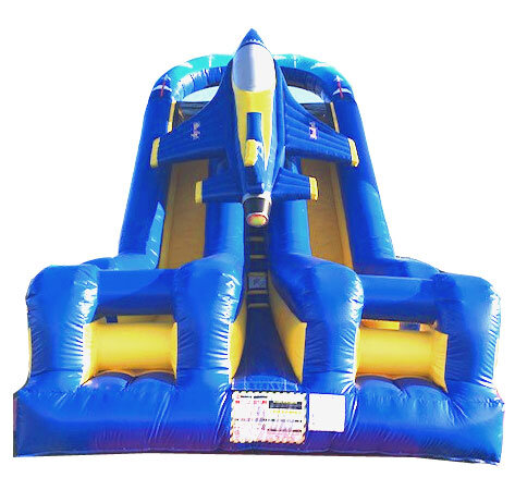 (D) Blue Angels 18ft Dual Dry Slide (D) Blue Angels 18ft Dual Dry Slide
