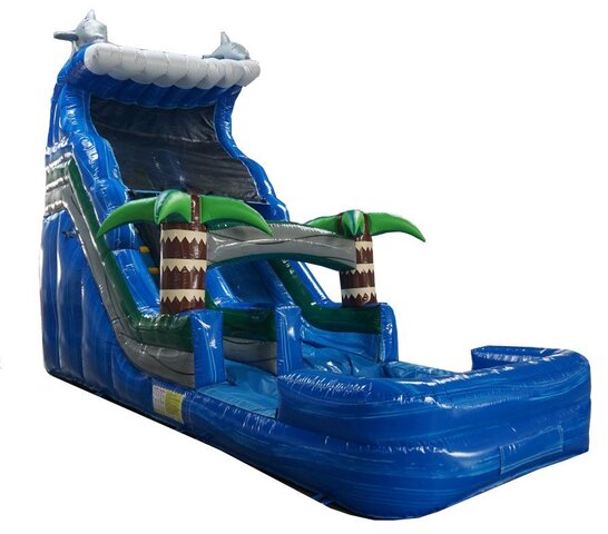 (B) 20ft Tropical Wet-Dry Slide (B) 20ft Tropical Wet-Dry Slide