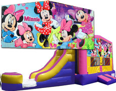(C) Minnie Mouse Bounce Slide Combo - Wet or Dry