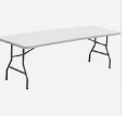 8FT FOLDING TABLE 8FT FOLDING TABLE