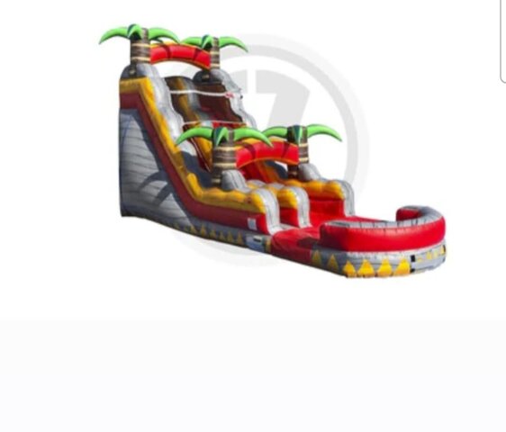 18ft Tropical Fiesta Waterslide 18ft Tropical Fiesta Waterslide