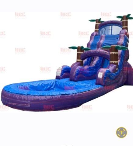 22ft Purple Hurricane Waterslide 22ft Purple Hurricane Waterslide