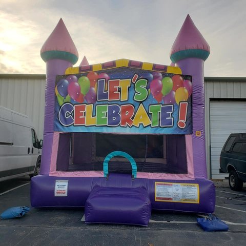 Lets Celebrate Dazzling Medium Bounce House Lets Celebrate Dazzling Medium Bounce House