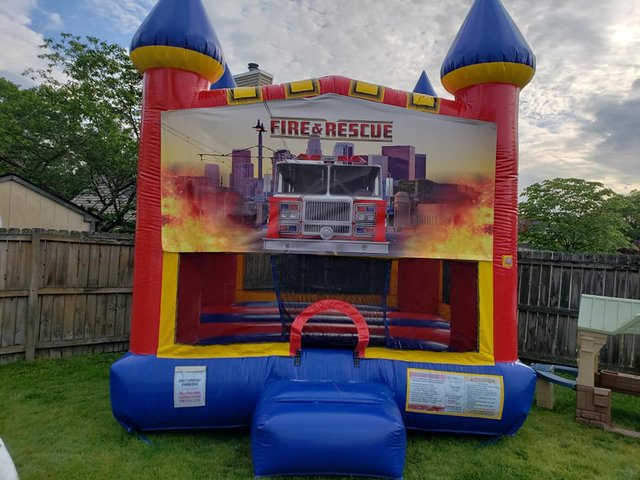 Fire Engine Rescue Medium Bounce House Fire Engine Rescue Medium Bounce House