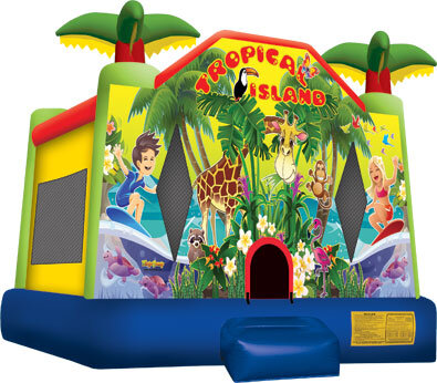 Tropical Medium Bounce House Tropical Medium Bounce House