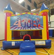 4th of July Bounce House Large