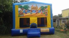 Luau Party Bounce House Large