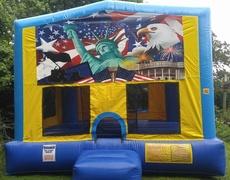 Patriotic 1 Bounce House Large