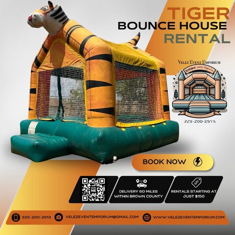 Tiger Bounce House Tiger Bounce House