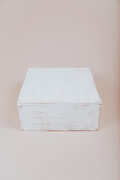 14" Ivory Cake Box