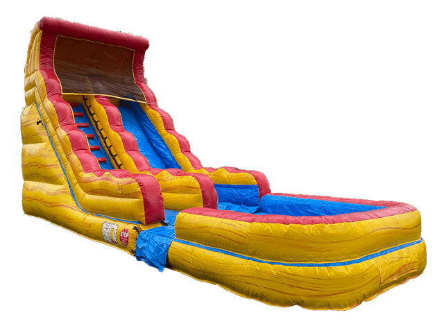 18' Fire Marble Water Slide 18' Fire Marble Water Slide