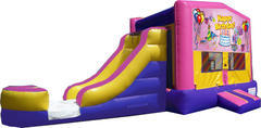Happy Birthday Girl Bounce Slide Combo