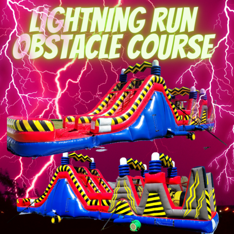 Lightning Run Wet/Dry Dual Obstacle/Slide Lightning Run Wet/Dry Dual Obstacle/Slide