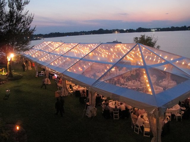 30' X 100' Pro-Span Clear Top Structure Tent