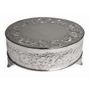 Cake Stand - 18in Round (Silver)
