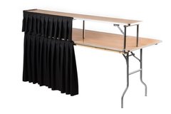 6ft Bar Riser Table Set up