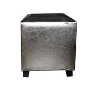 Cube Ottoman – Silver Cube Ottoman – Silver