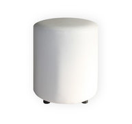 White Round Ottoman White Round Ottoman