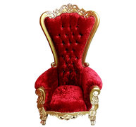 Throne Chair – Red Velvet Throne Chair – Red Velvet