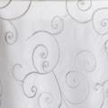 Silver Organza Round lap Length Silver Organza Round lap Length