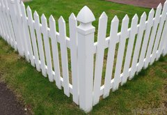 White 6' Fence Paneling White 6' Fence Paneling